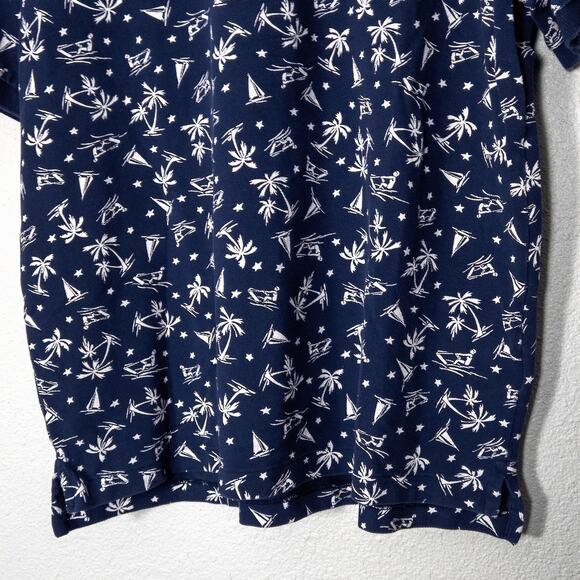 Polo Ralph Lauren Men’s Polo Shirt Golfcore Novelty Preppy Cotton Navy Large - Picture 5 of 9